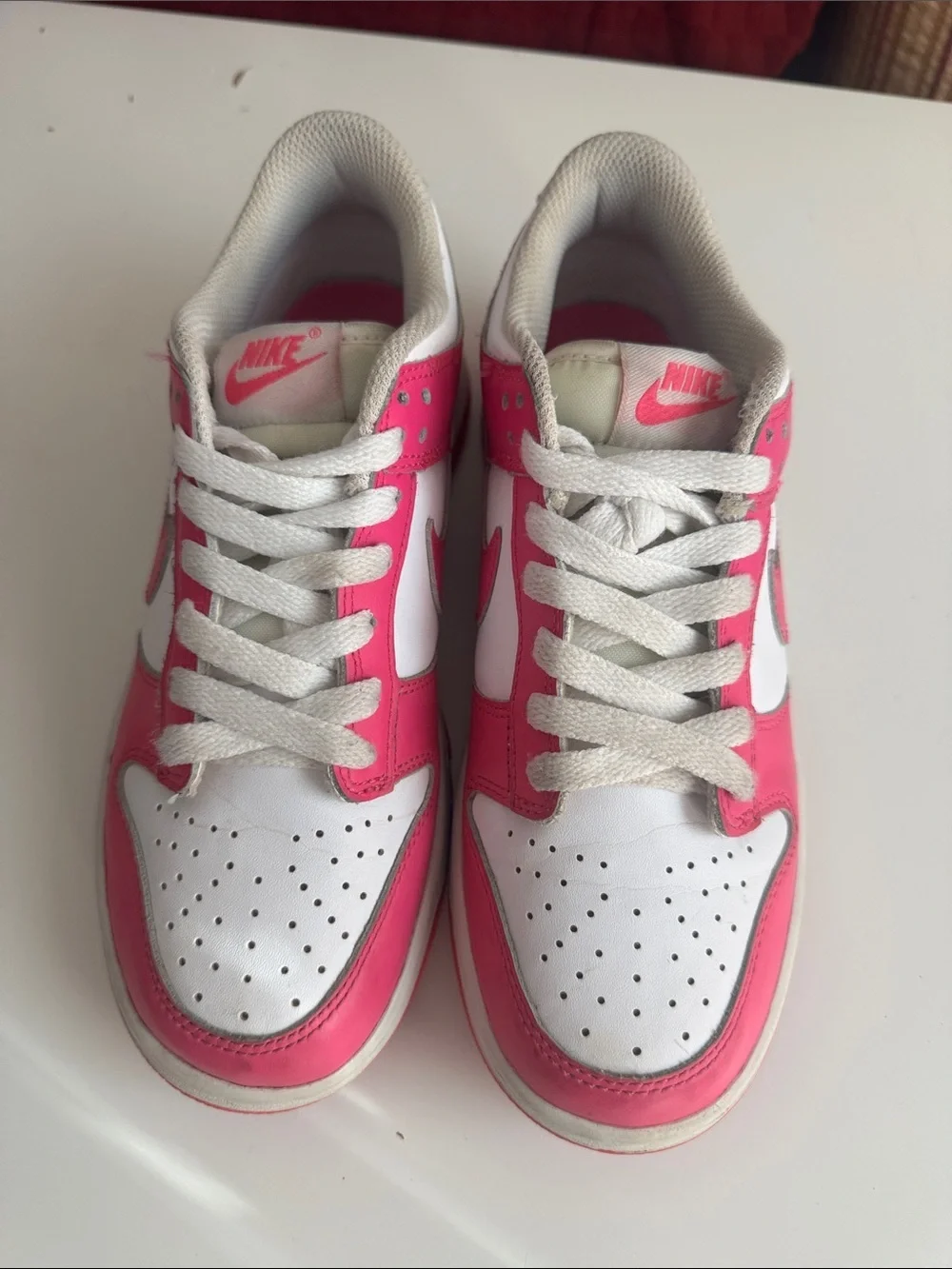 Nike White Knit Sneaker Interior Label